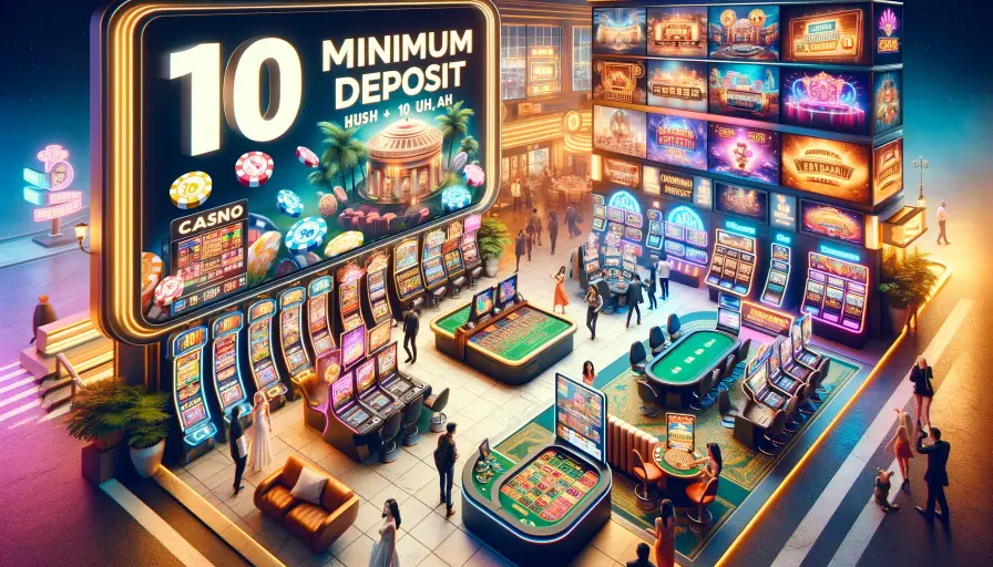 Игры в казино с минимальным депозитом 10грн